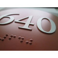 Building Apartment Door Room Wall ID Ada Compliant Braille Signage